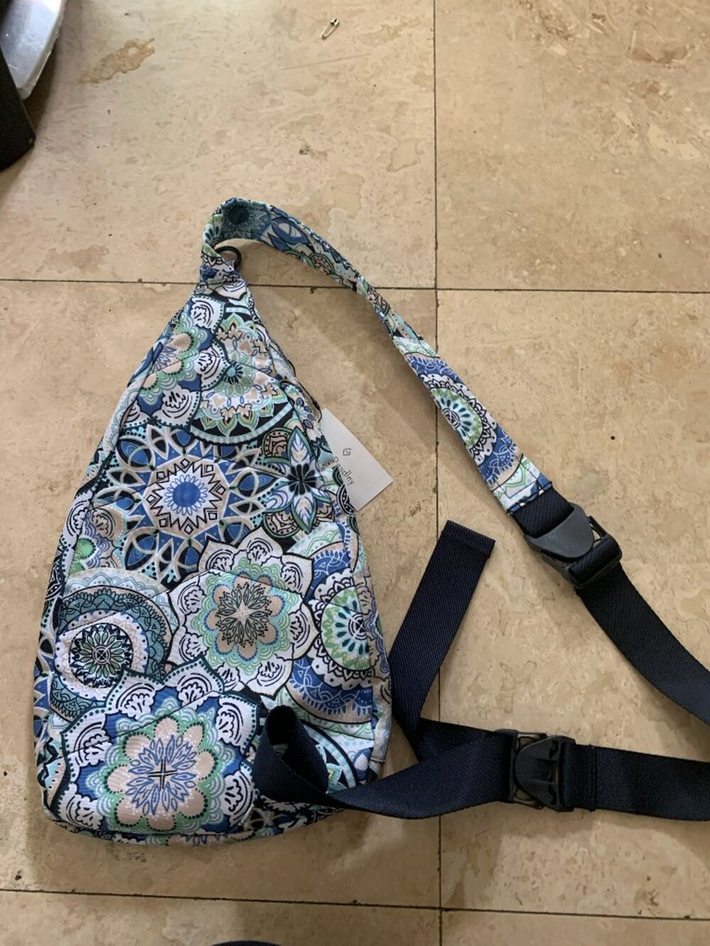 BRAND NEW Vera Bradley Sling Backpack Sketched Medallion